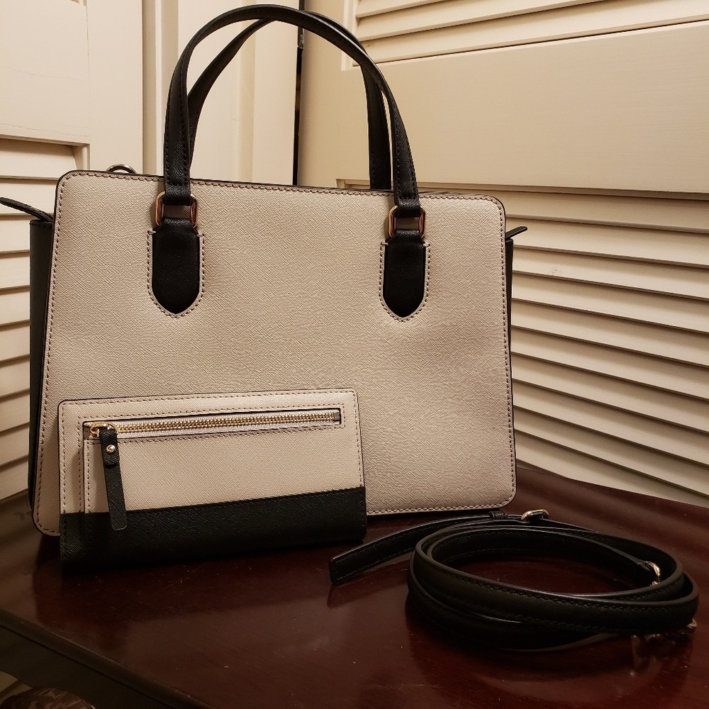 ☀Kate Spade Satchel/Crossbody with Matching Wallet - Picture 3 of 7